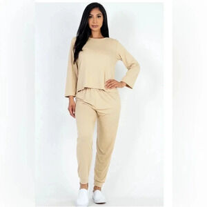 Women's Cream Track Pants & Joggers